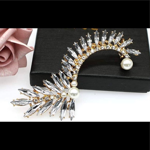 1PC Rhinestone Ear Climber - Picture 3 of 8